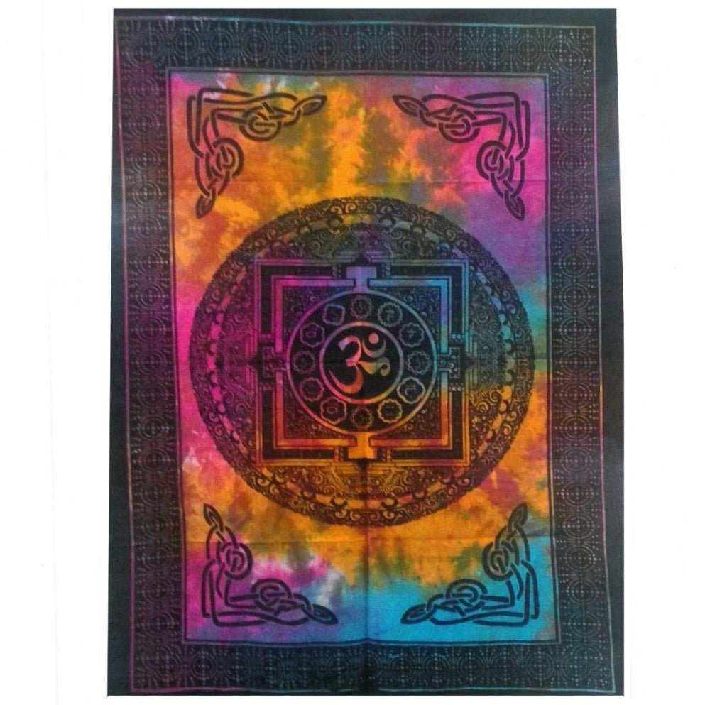 Cotton Wall Art - Sacred OM - Alchem Soul