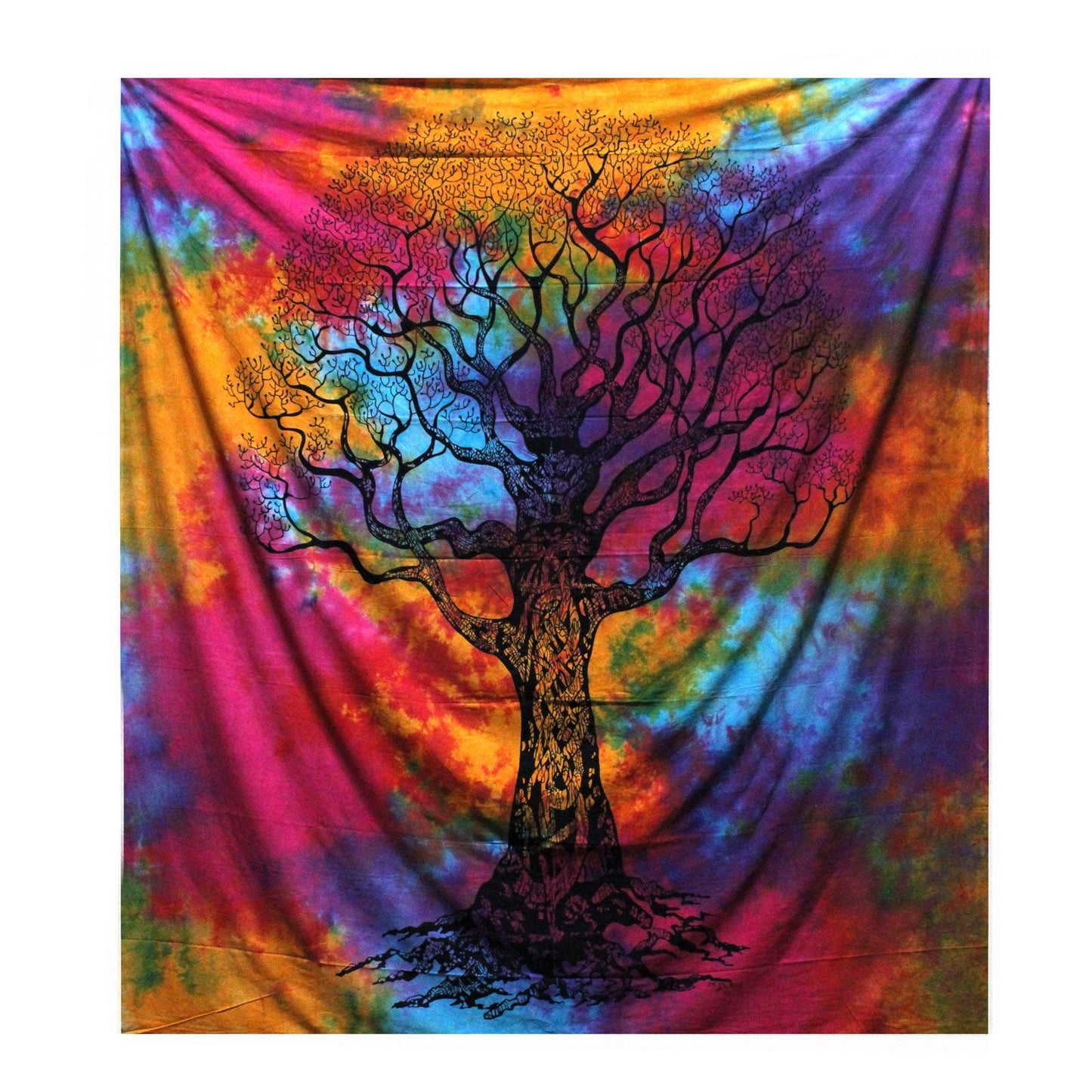 Double Cotton Bedspread + Wall Hanging - Winter Tree - Alchem Soul