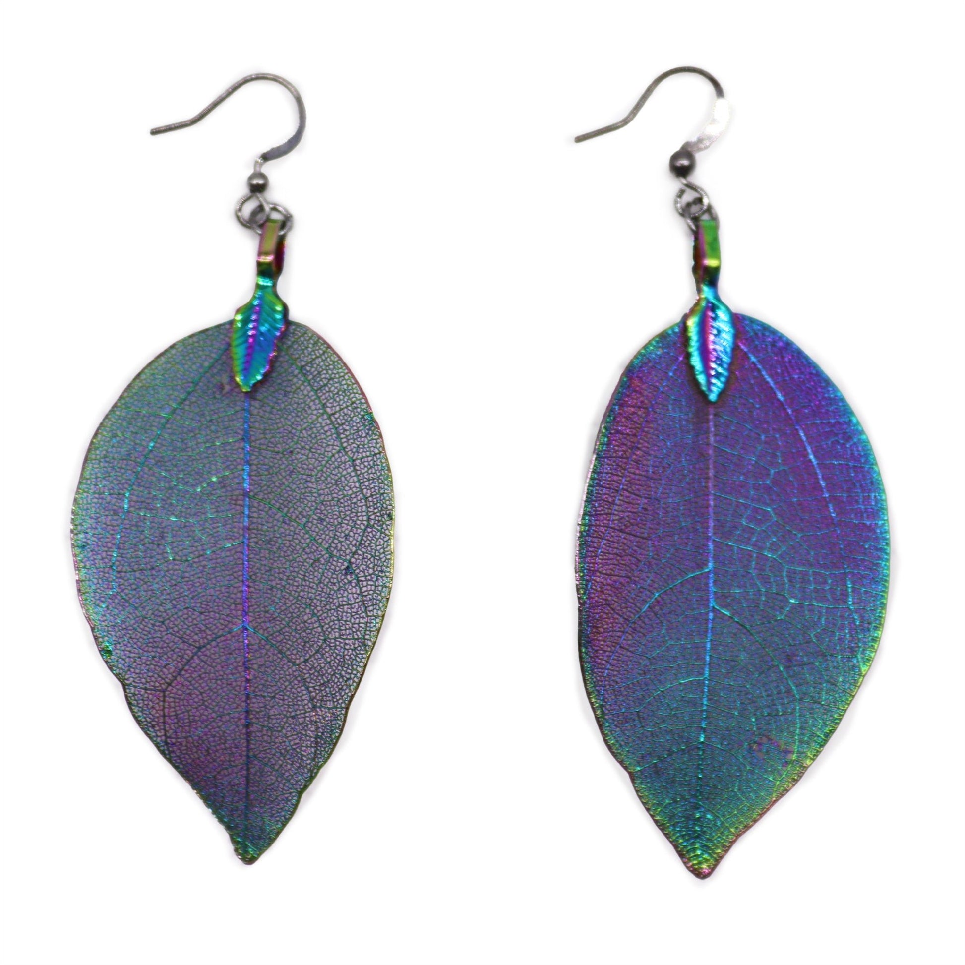 Earrings - Bravery Leaf - Multicoloured - Alchem Soul