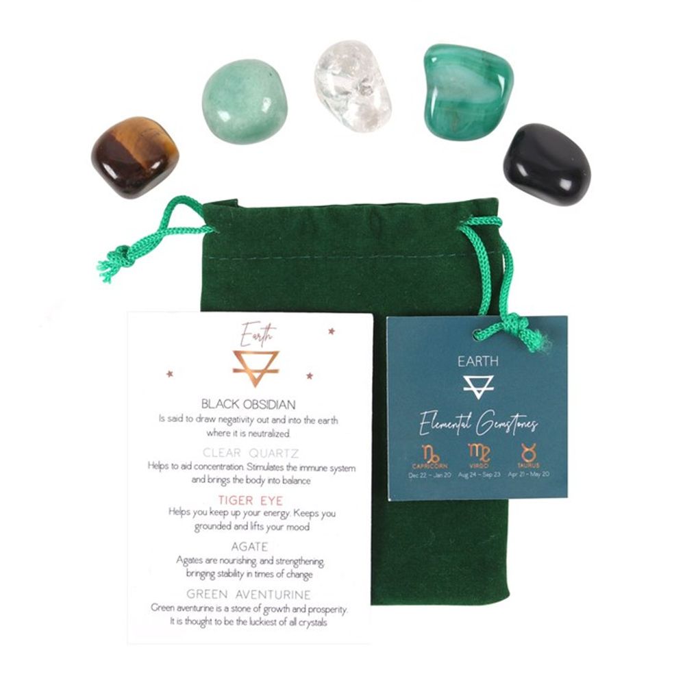 Earth Element Tumble Gemstone Set - Alchem Soul