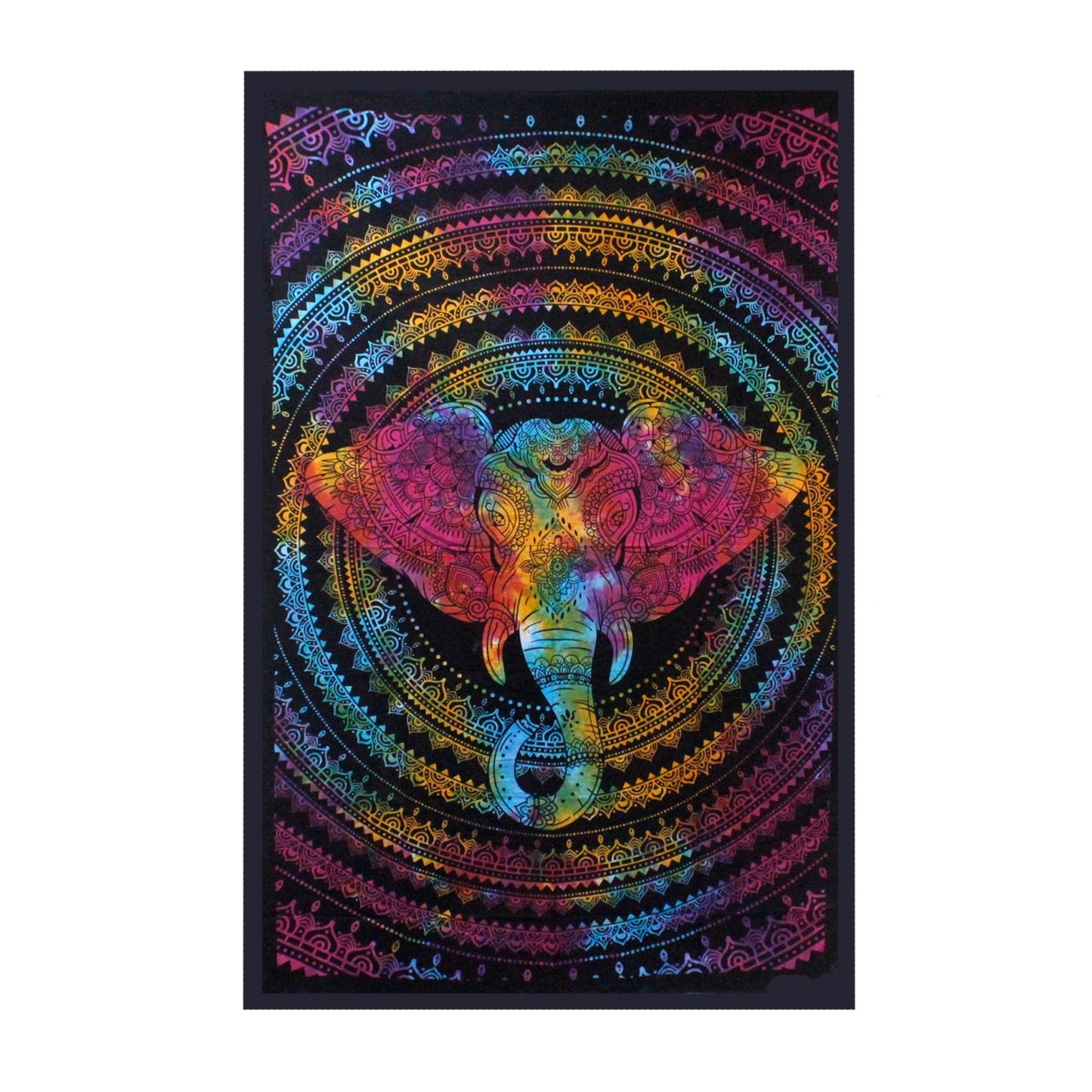 Elephant Head Single Cotton Bedspread - Alchem Soul