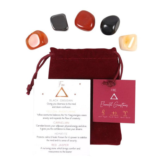 Fire Element Tumble Gemstone Set - Alchem Soul