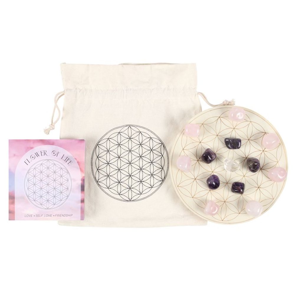 Flower of Life Crystal Grid Set - Alchem Soul