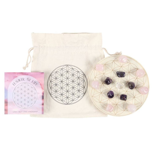 Flower of Life Crystal Grid Set - Alchem Soul