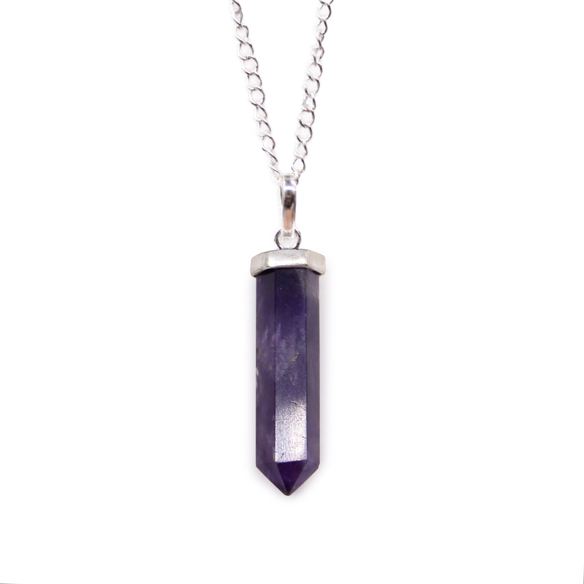 Gemstone Classic Point Pendant - Amethyst - Alchem Soul