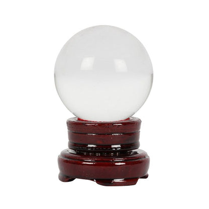 Glass Crystal Ball With Stand Mystical Divination - 6cm - Alchem Soul