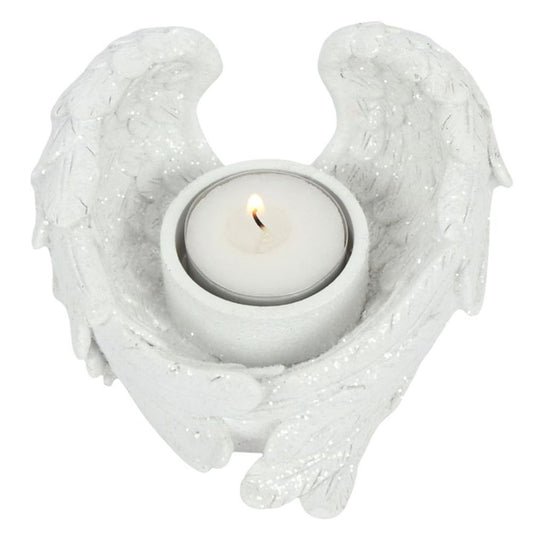 Glitter Angel Wing Candle Holder - Alchem Soul