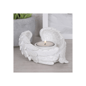 Glitter Angel Wing Candle Holder - Alchem Soul