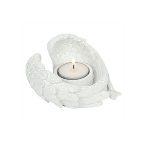Glitter Angel Wing Candle Holder - Alchem Soul