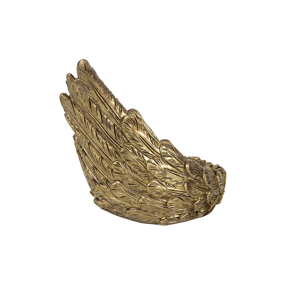 Gold Single Angel Wing Candle Holder - Alchem Soul