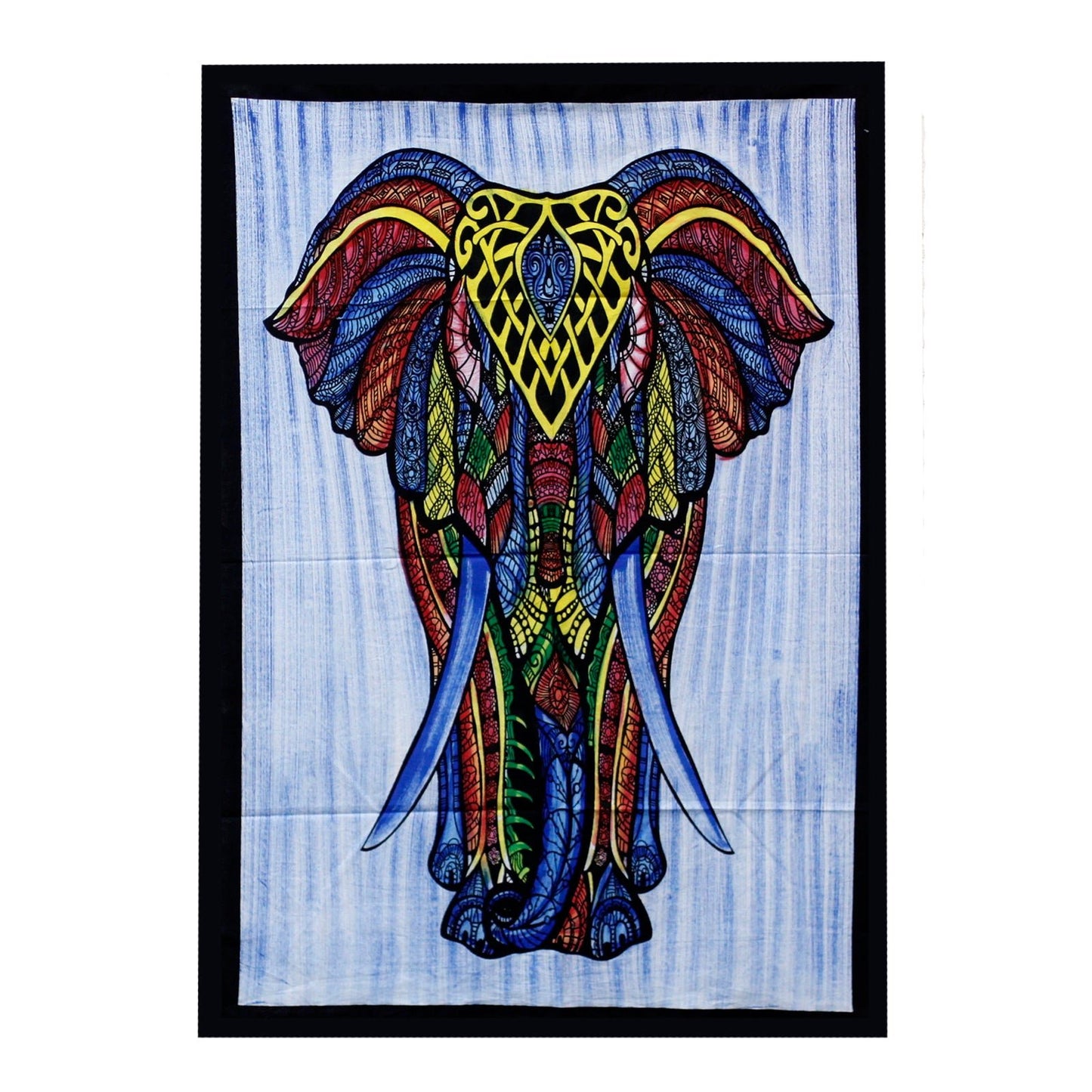 Handbrushed Cotton Wall Art - Elephant - Alchem Soul