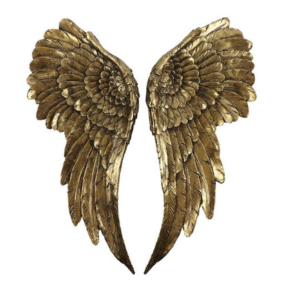 Large Antique Gold Angel Wings - Alchem Soul