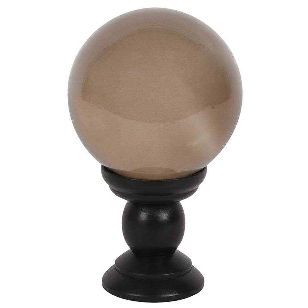 Large Grey Smoke Crystal Ball on Stand - Alchem Soul