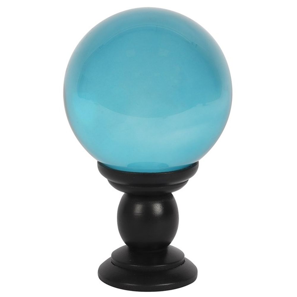 Large Teal Crystal Ball on Stand - Alchem Soul