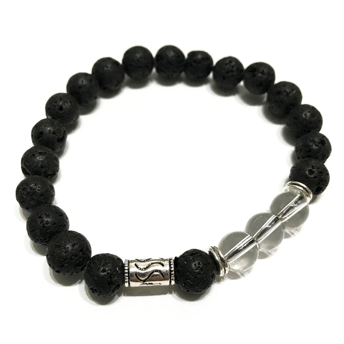 Lava Stone Bracelet - Tribal Rock Quartz - Alchem Soul