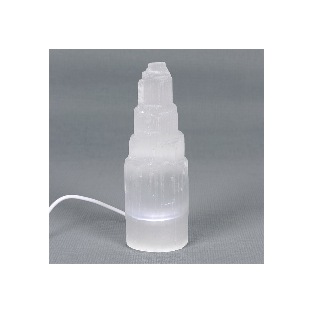 LED Selenite Mountain Lamp - Alchem Soul