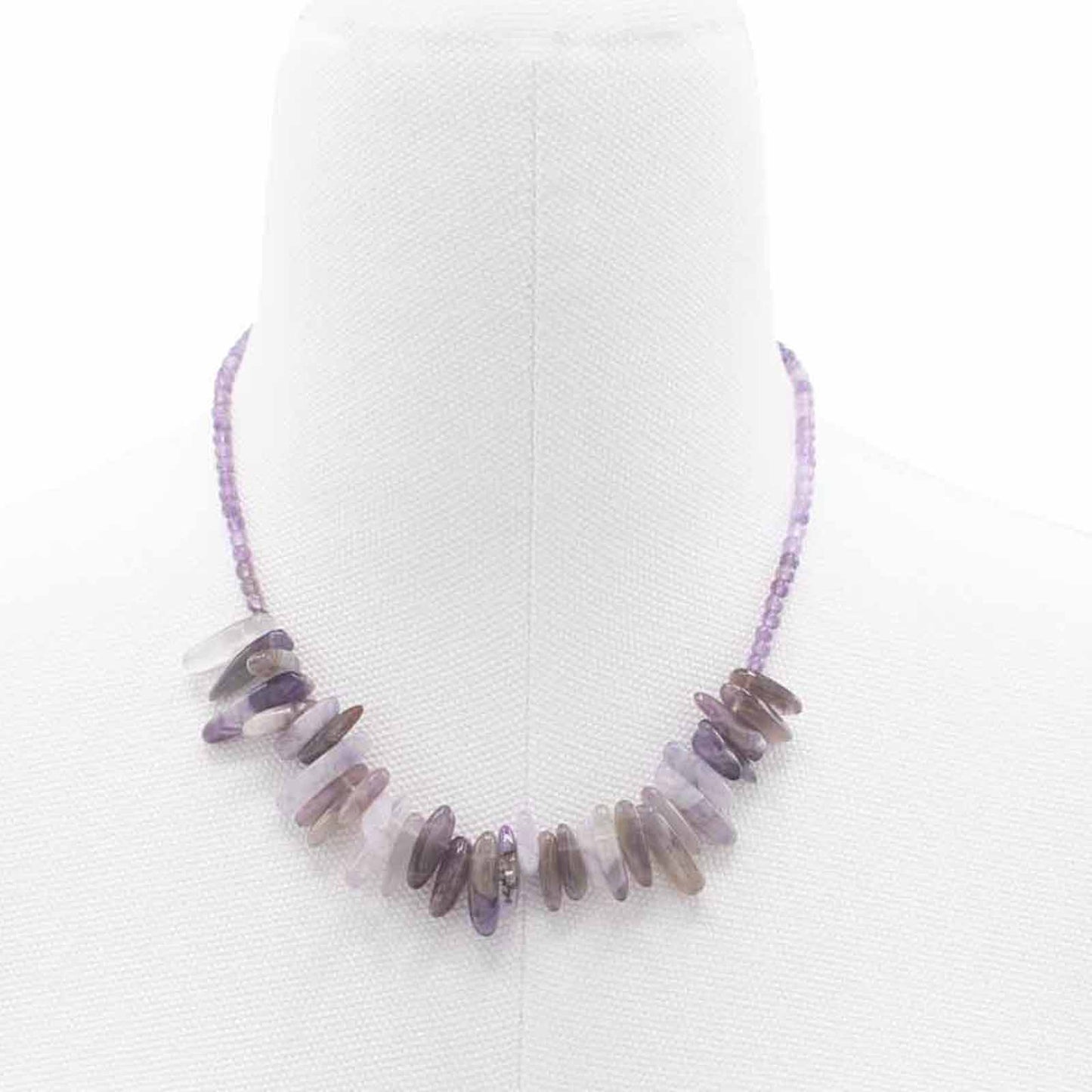 Longstone Gem Necklace - Amethyst - Alchem Soul