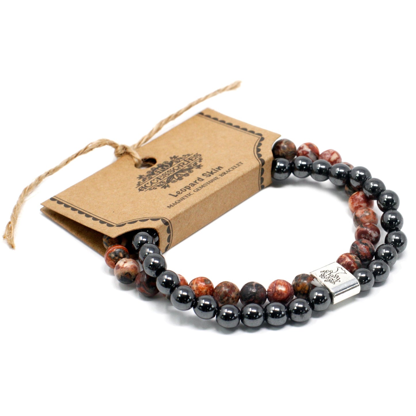 Magnetic Gemstone Bracelet - Leopard Skin - Alchem Soul