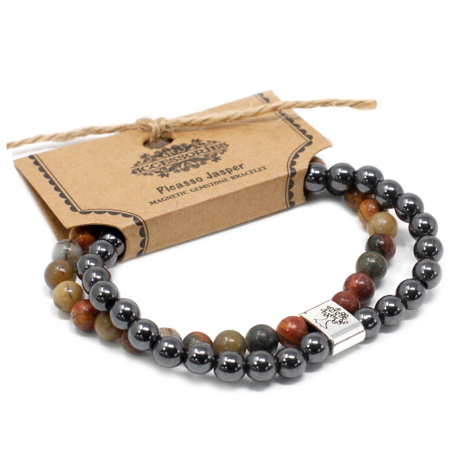 Magnetic Gemstone Bracelet - Picasso Jasper - Alchem Soul