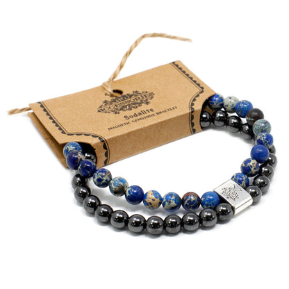 Magnetic Gemstone Bracelet - Sodalite - Alchem Soul