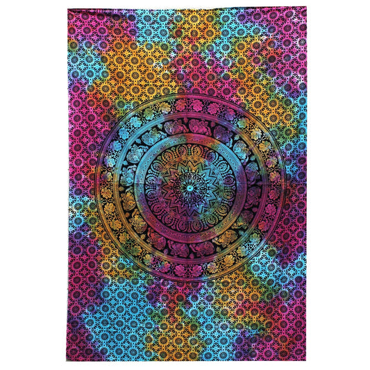 Mandala Elephant Single Cotton Bedspread - Alchem Soul