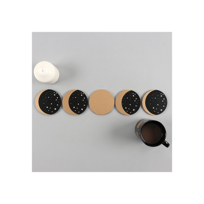 Moon Phases 5 - Piece Coaster Set - Alchem Soul