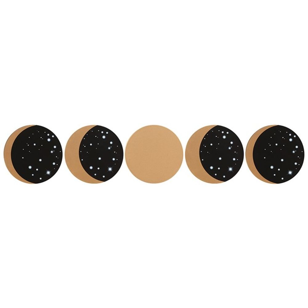 Moon Phases 5 - Piece Coaster Set - Alchem Soul