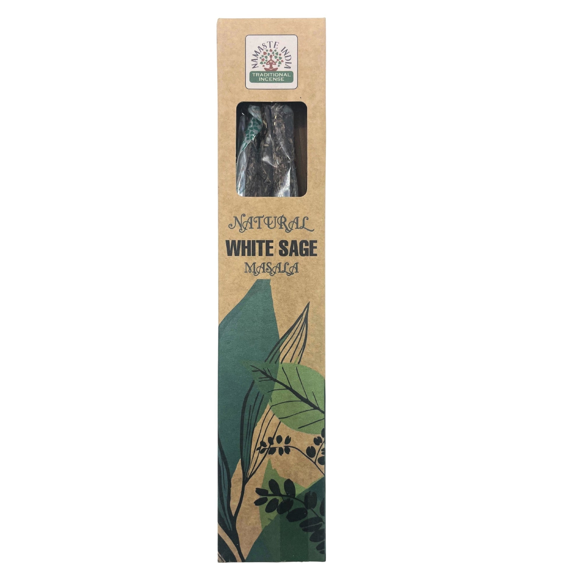 Natural Botanical Masala Incense - White Sage - Alchem Soul