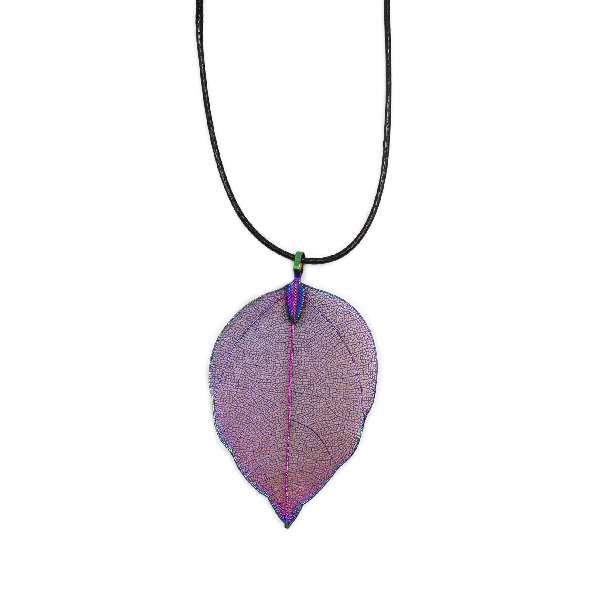 Necklace - Bravery Leaf - Multicoloured - Alchem Soul