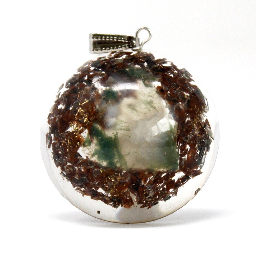 Orgonite Power Pendant - Power Block in Dome - Alchem Soul