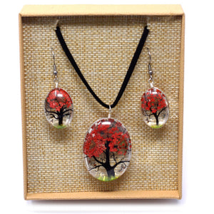 Pressed Flowers - Tree of Life set - Coral - Alchem Soul