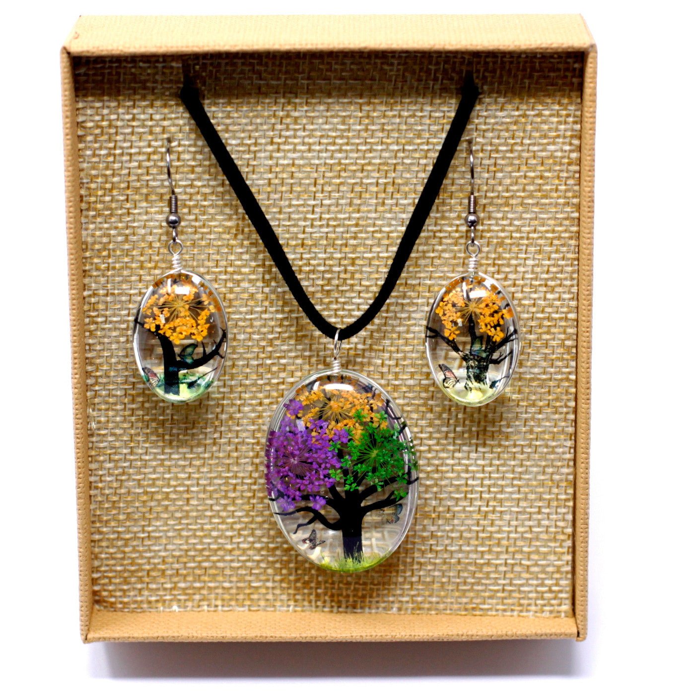 Pressed Flowers - Tree of Life set - Mixed Colours - Alchem Soul