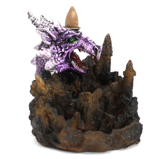 Purple Dragon LED Backflow Incense Burner - Alchem Soul