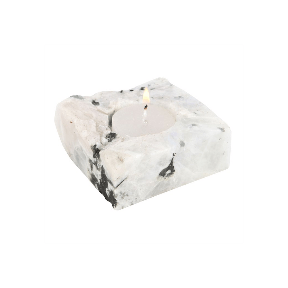 Rainbow Moonstone Candle Holder - Alchem Soul