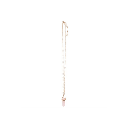 Rose Quartz Crystal Necklace Card - Alchem Soul