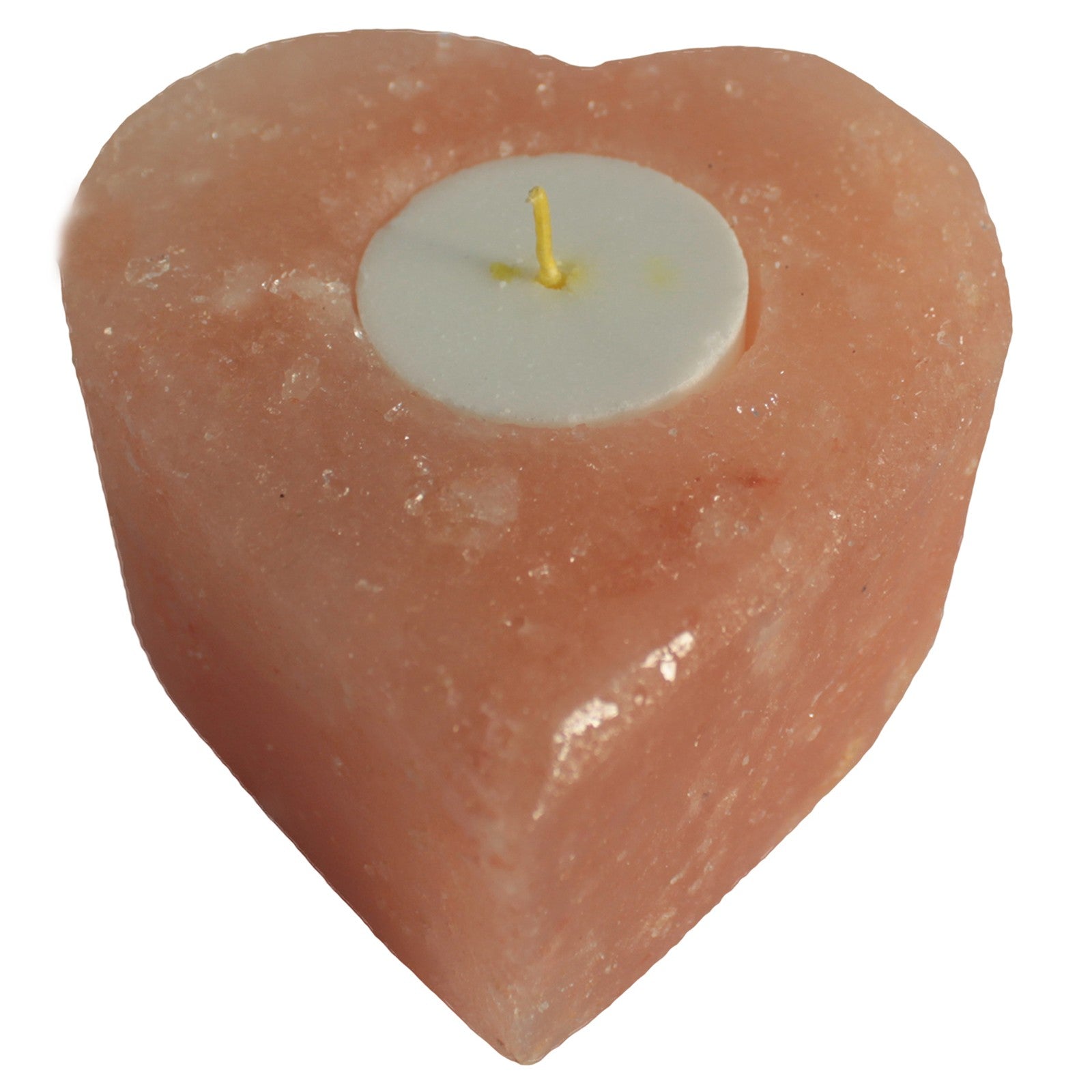 Salt Candle Holder - Med Heart - Alchem Soul