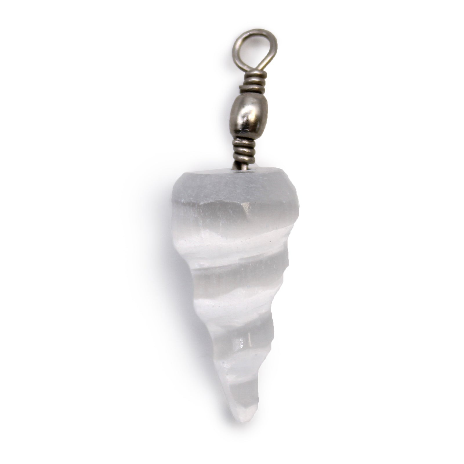 Selenite Spiral Pendant - Alchem Soul