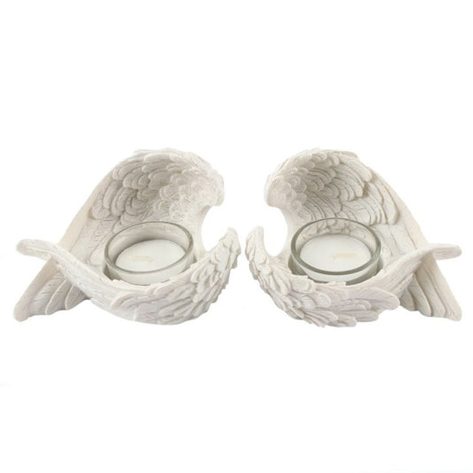 Set of 2 Winged Candle Holder - Alchem Soul