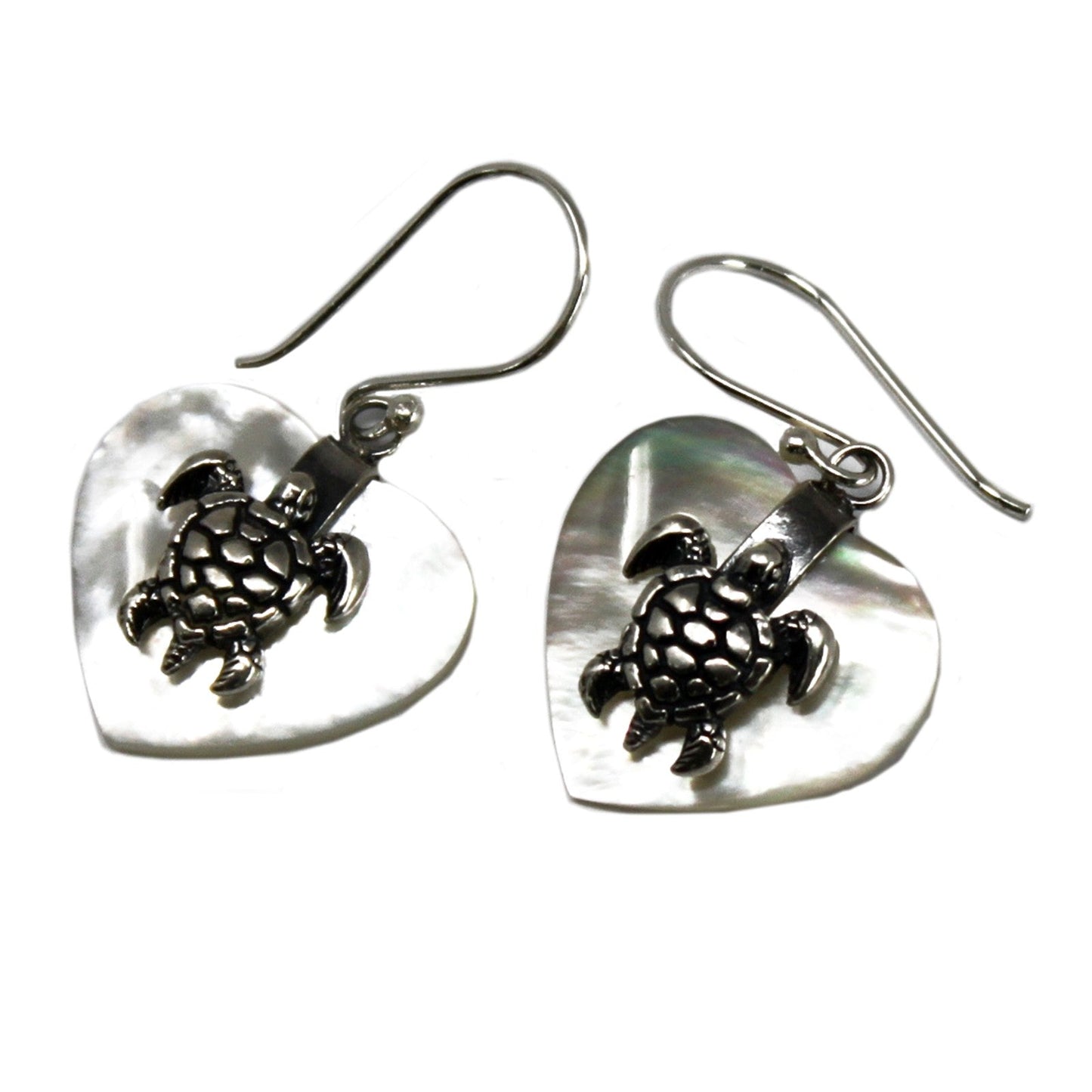 Shell & Silver Earrings - Sea Turtle - MOP - Alchem Soul