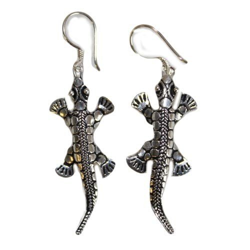 Silver Earrings - Lizards - Alchem Soul