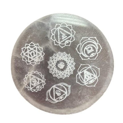 Small Charging Plate 8cm - Chakra Design - Alchem Soul