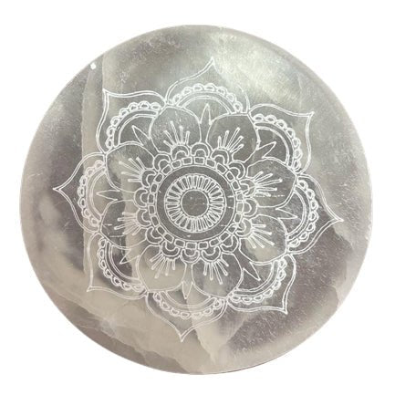 Small Charging Plate 8cm - Mandala Design - Alchem Soul