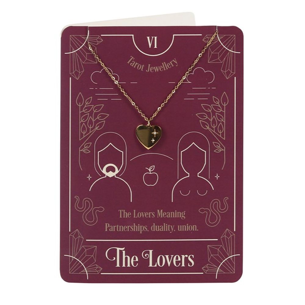 The Lovers Tarot Card Necklace - Alchem Soul