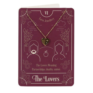 The Lovers Tarot Card Necklace - Alchem Soul