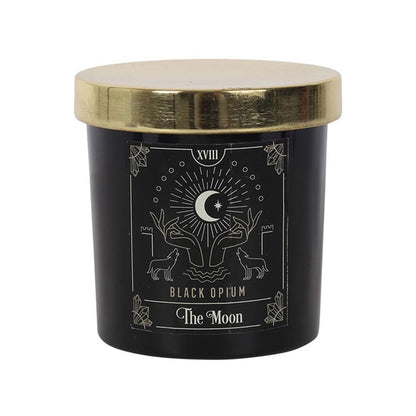 The Moon Black Opium Tarot Candle - Alchem Soul