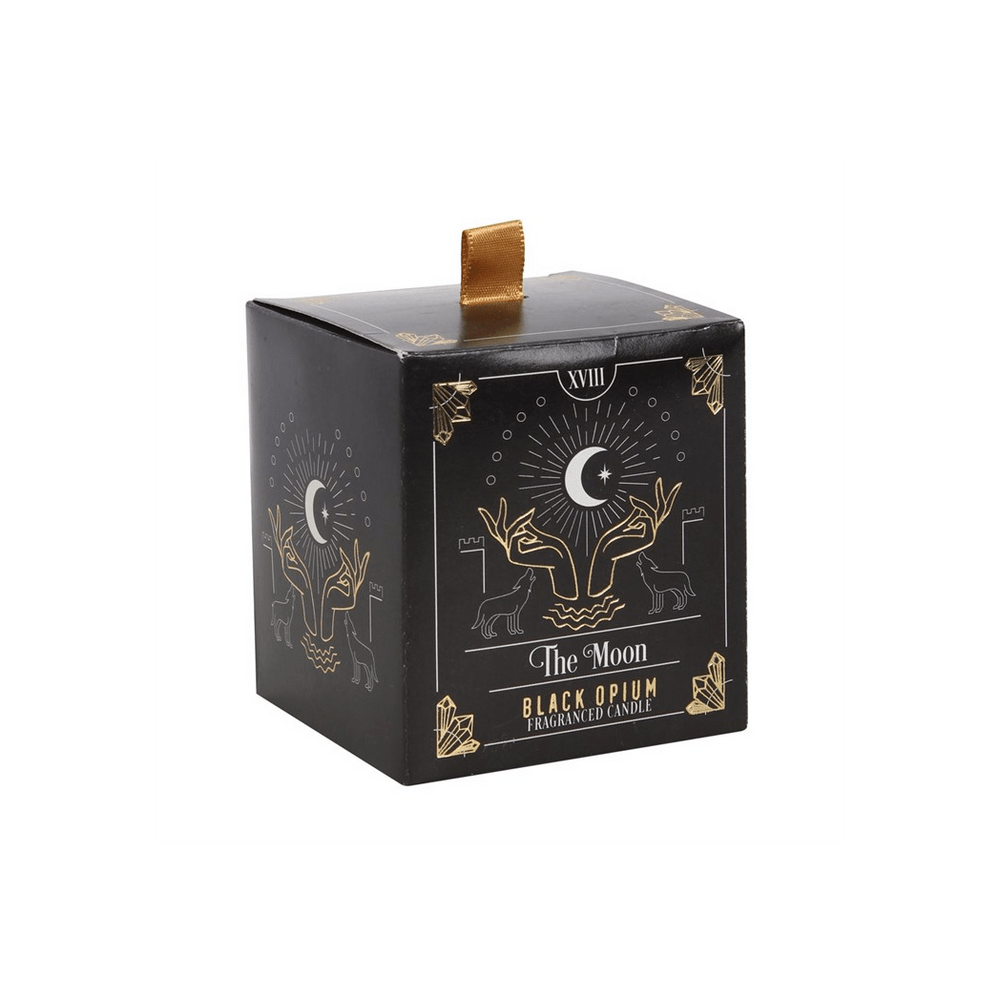 The Moon Black Opium Tarot Candle - Alchem Soul