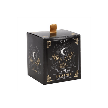 The Moon Black Opium Tarot Candle - Alchem Soul