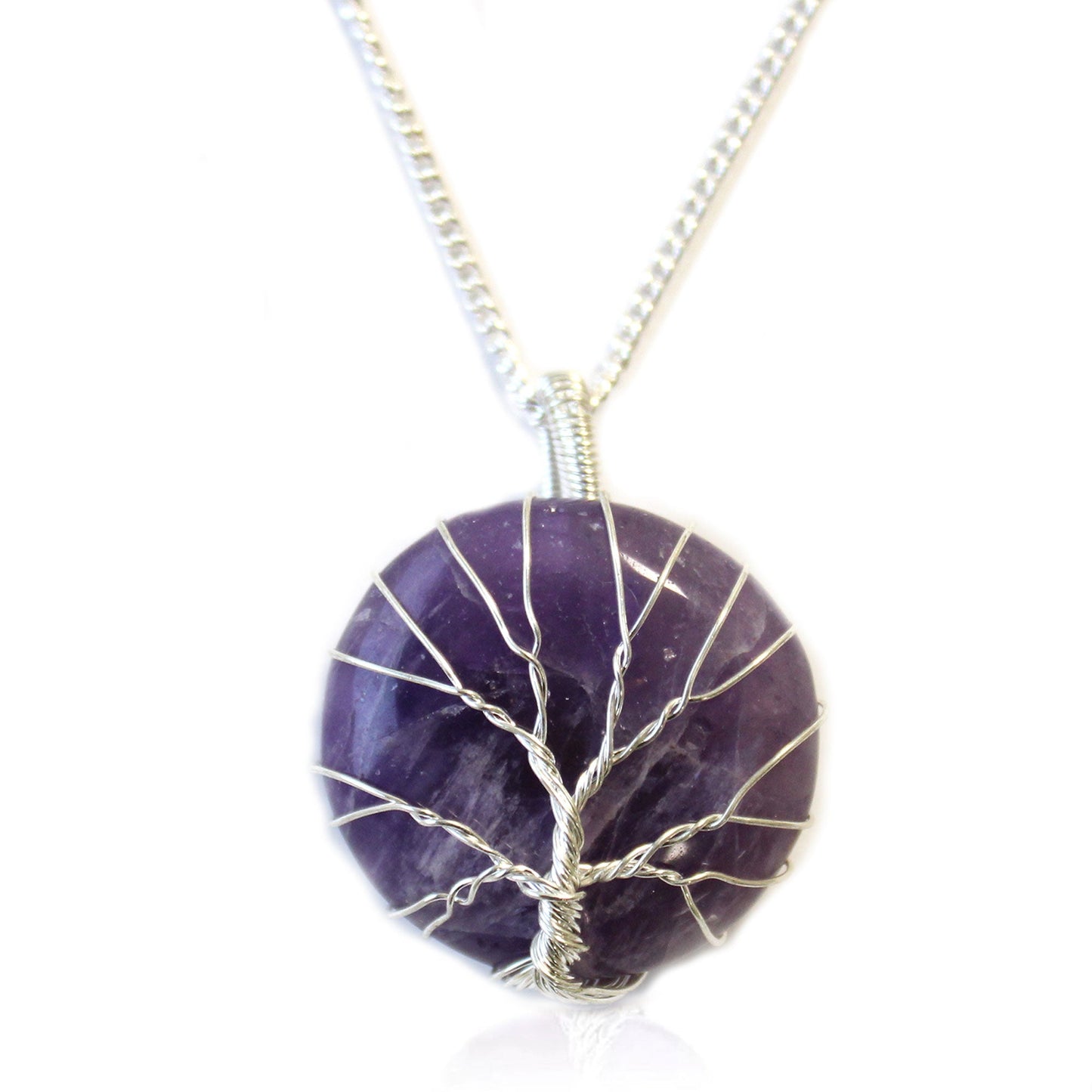 Tree of Life Gemstone Necklace - Amethyst - Alchem Soul