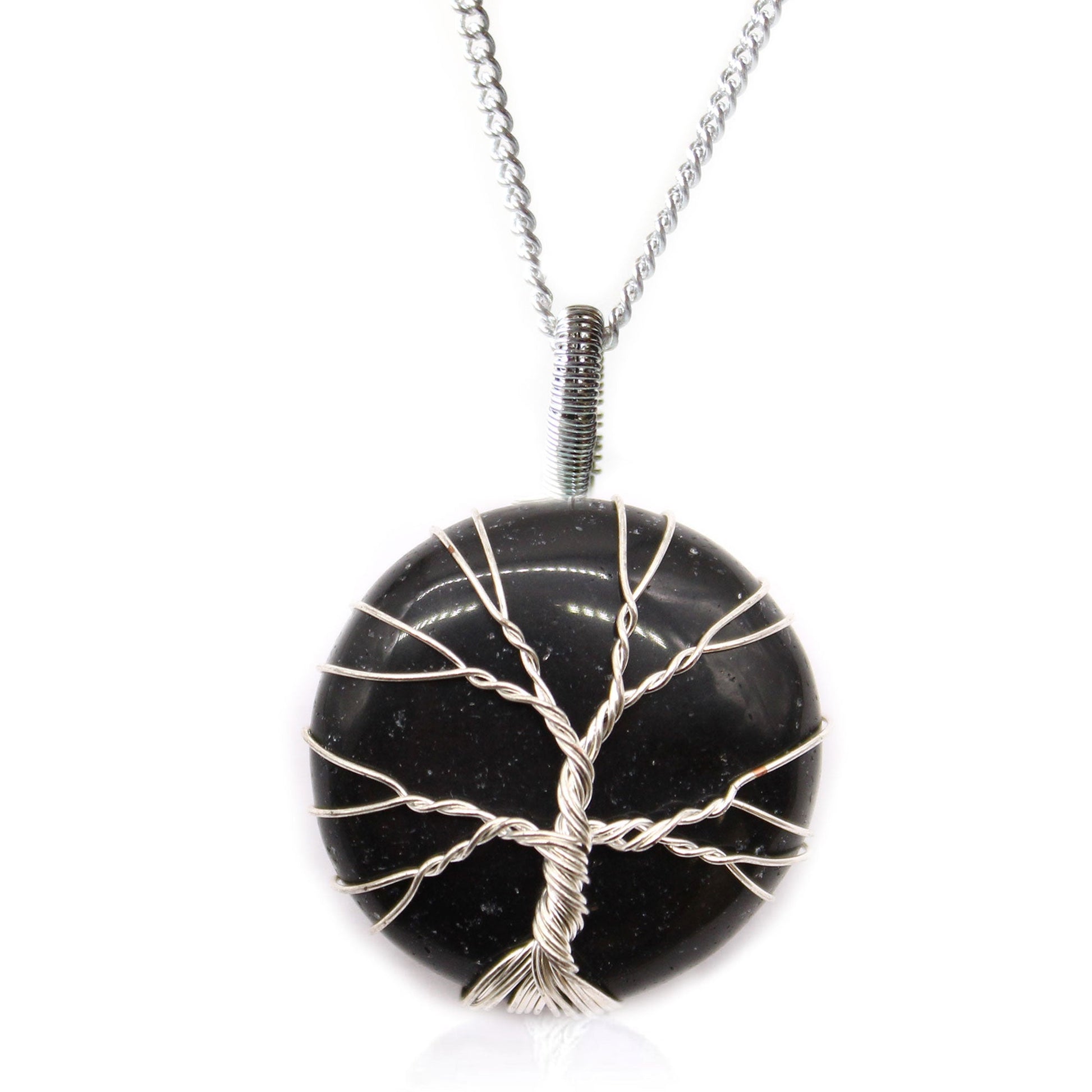 Tree of Life Gemstone Necklace - Black Onyx - Alchem Soul