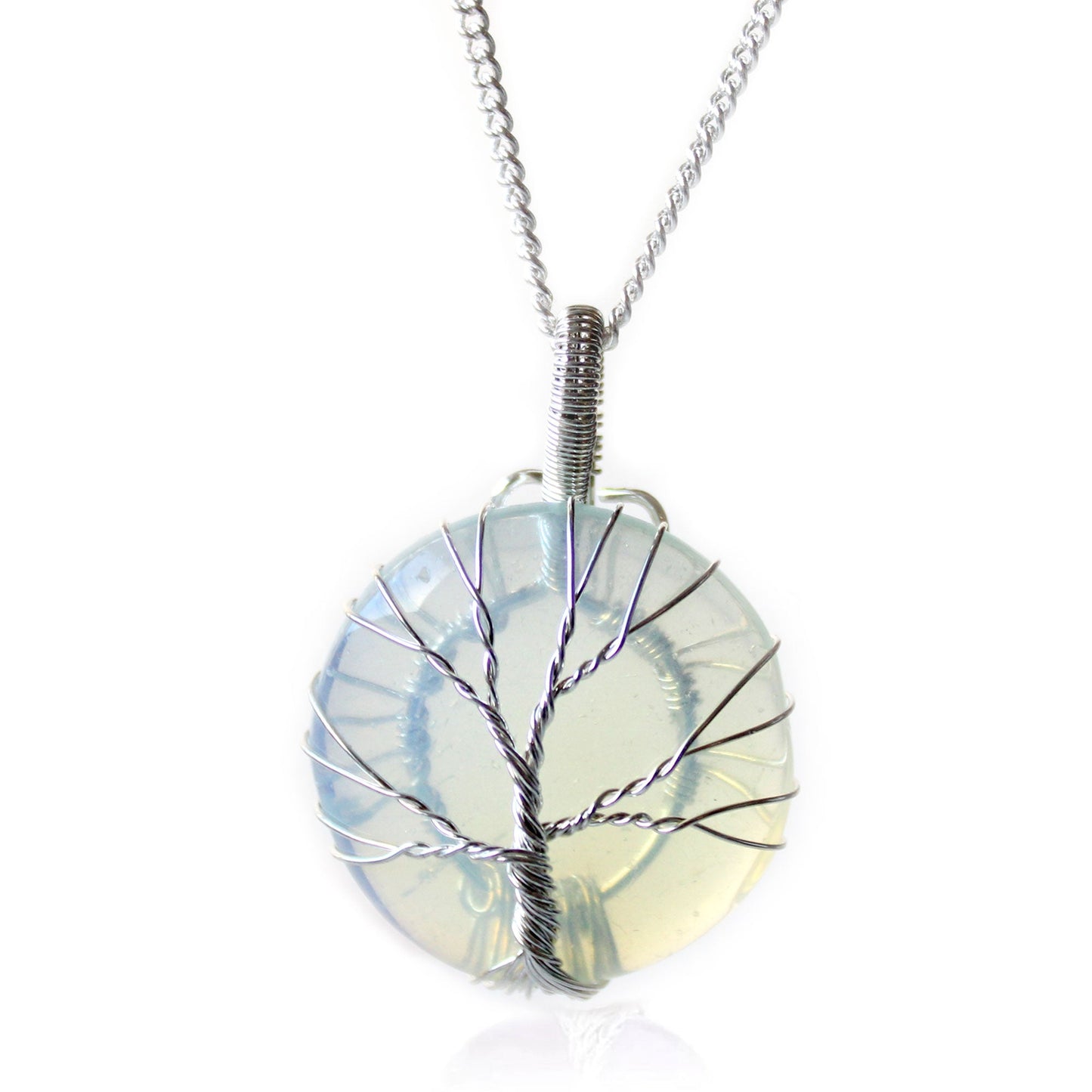 Tree of Life Gemstone Necklace - Opalite - Alchem Soul